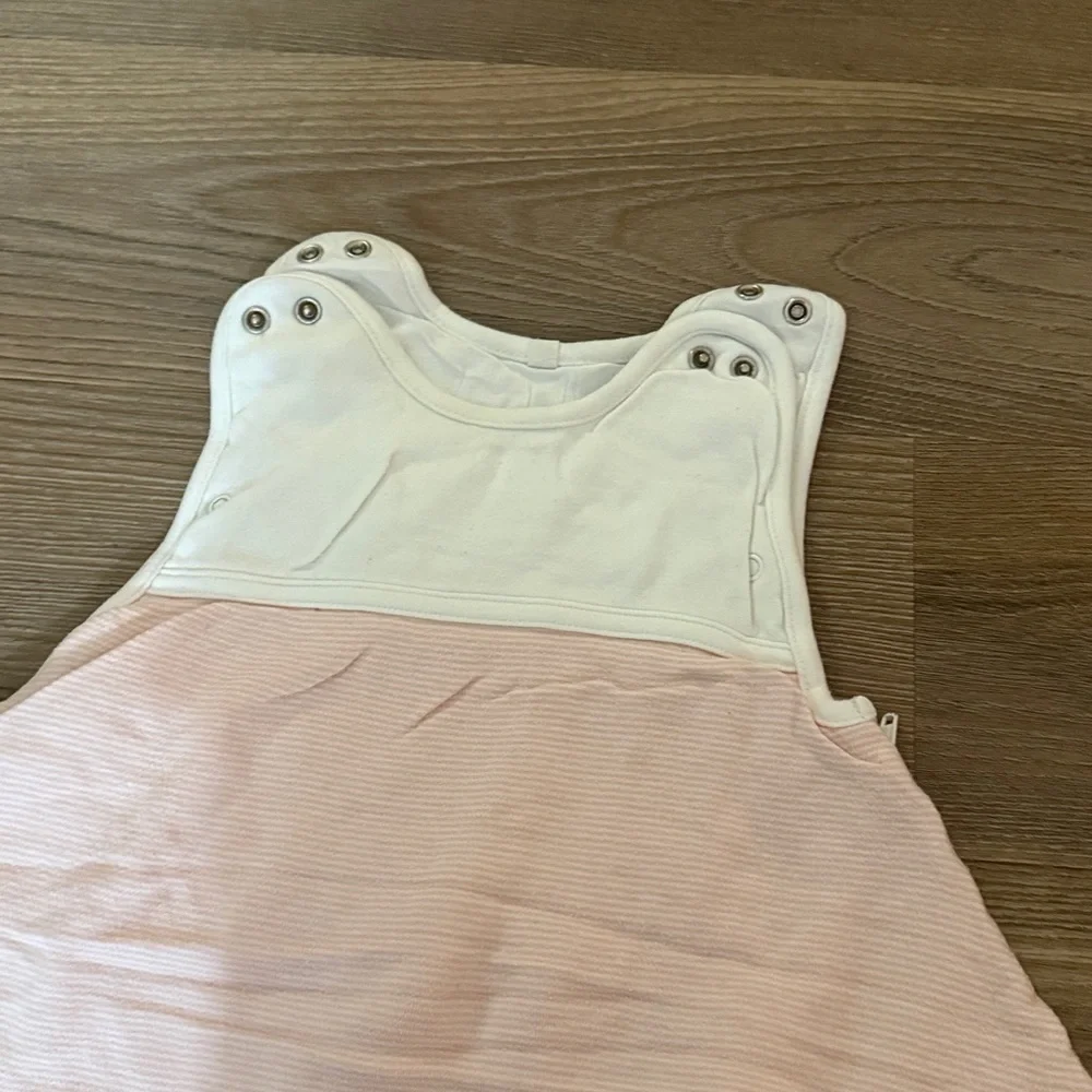 Mori Clever Year Round Sleep Sack 1.5 TOG pink stripes - 2m-2T